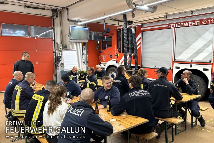 Ausbildung mit der Feuerwehr Mittenwalde